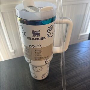 Stanley White Tumbler with Cute Character Design